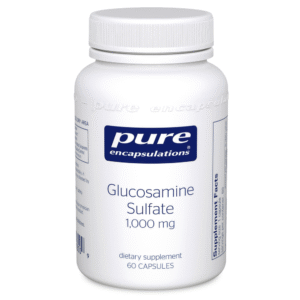pure encapsulations glucosamine sulfate 1000 mg dietary supplement bottle with 60 capsules