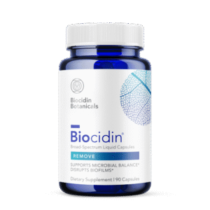 Biocidin Botanicals Biocidin broad-spectrum liquid capsules bottle, 90 capsules, supports microbial balance and disrupts biofilms
